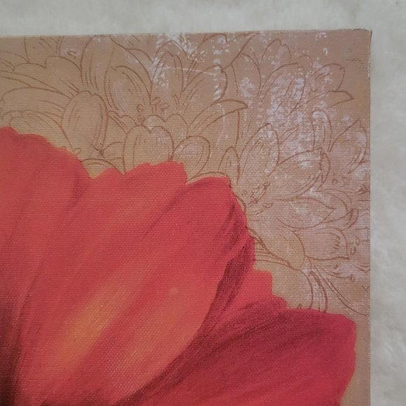 Pamela Gladding Orange Poppie Wrapped Canvas Art Print Wall Decor - Picture 4 of 5